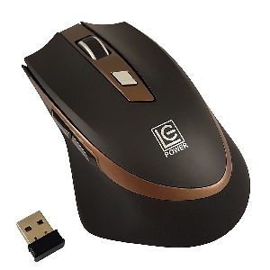 LC-Power LC-m719BW, optische 2,4GHz USB-Funkmaus, schwarz/bronze 44456K