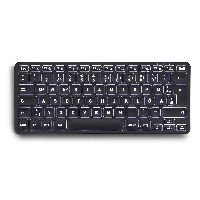 Perixx PERIBOARD-732B DE, Mini-Tastatur Wireless, mit Beleuchtung, schwarz 57155J