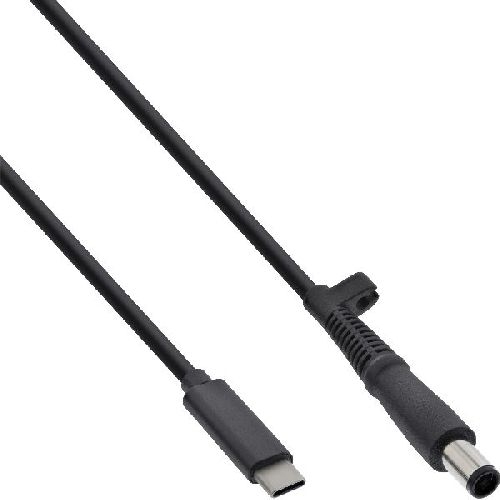 InLine® USB-C zu HP Notebook (rund/groß) Ladekabel, 2m 26673