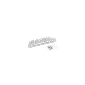 Triton RAC-PP-X03-C1 10 Patchpanel 1HE, Leerblech für max. 10 Keystone, grau 01957M