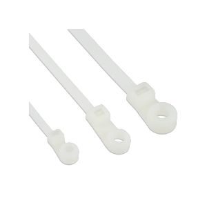 InLine® Kabelbinder mit Montageloch, Länge 200mm, Breite 4,8mm, 100 Stück 59975C