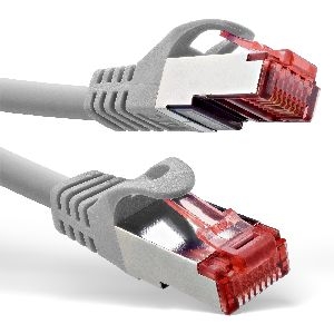 InLine® Patchkabel, S/FTP (PiMf), Cat.6, 250MHz, PVC, Kupfer, grau, 2m 76402