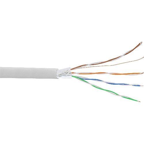 InLine® Telefon-Kabel 8-adrig, 4x2x0,6mm, zum Verlegen, 100m Rolle 69987