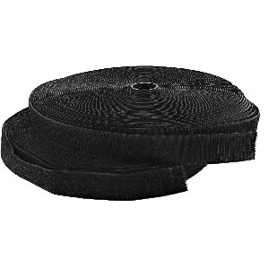 InLine® Kabelbinder, Klettverschlussband 2-teilig, 25mm, schwarz, 25m 59933S