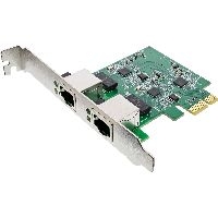 InLine® Dual Gigabit Netzwerkkarte, 2x RJ45 2,5Gb/s, PCIe x1, inkl. low profile Slotblech 51126A