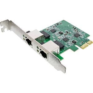 InLine® Dual Gigabit Netzwerkkarte, 2x RJ45 2.5Gb/s, PCIe x1, mit LP Slotblech 51126A