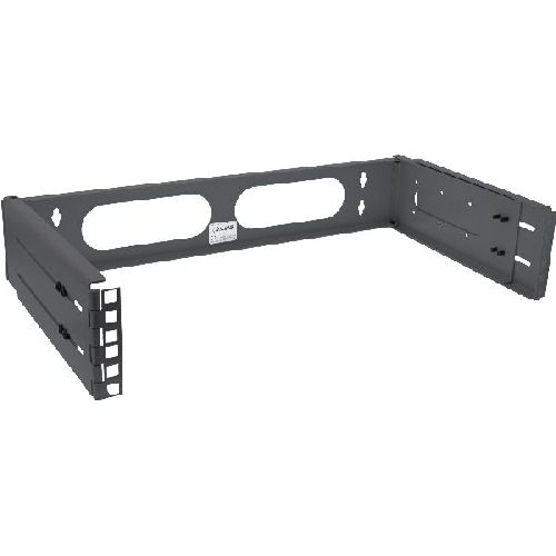 InLine® 19 Rack zur Wandmontage, 2HE, 24-40cm Tiefe, schwarz 19102A