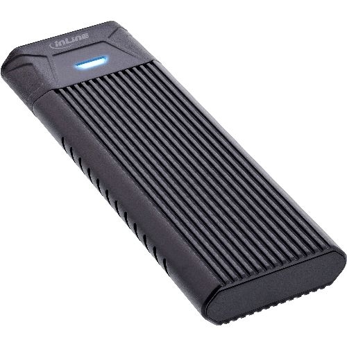 InLine® USB3.2 Gen.2 USB-C zu M.2 SSD (PCIe NVMe & SATA) Gehäuse 00031H