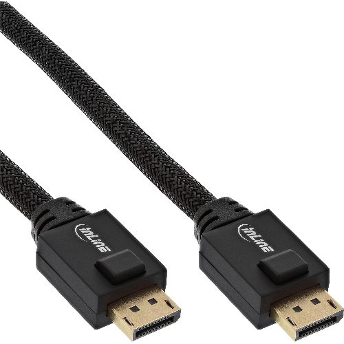InLine® DisplayPort Aktiv-Kabel, 4K2K, schwarz, vergoldete Kontakte, 20m 17120A