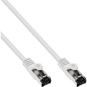 InLine® Patchkabel, S/FTP (PiMf), Cat.8.1, 2000MHz, halogenfrei, weiß, 5m 78805W