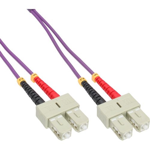 InLine® LWL Duplex Kabel, SC/SC, 50/125µm, OM4, 20m 83520P