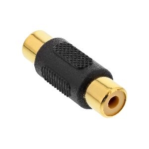 InLine® Audio Adapter, Cinch Buchse an Cinch Buchse, vergoldet 99315