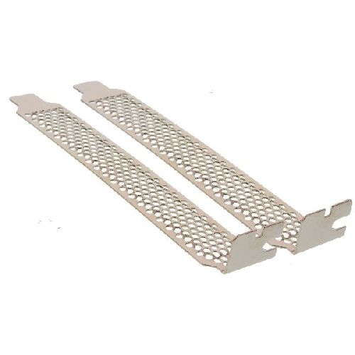 InLine® Slotblech perforiert, 2er Pack, silber 66641A