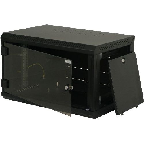 Triton RUA-12-AS6-BAX-A1 19 Wandschrank 12HE, 600x595mm, einteilig, schwarz 01912Z