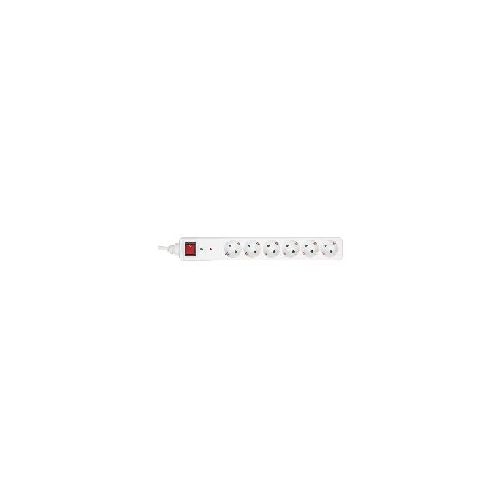 InLine® Steckdosenleiste, 6-fach Schutzkontakt, mit ÜSS, weiß 16461Q