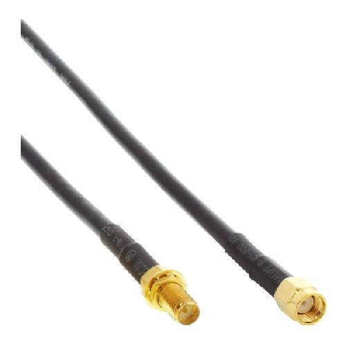 InLine® WLAN Kabel, R-SMA-Stecker auf R-SMA-Kupplung, 3m 40863