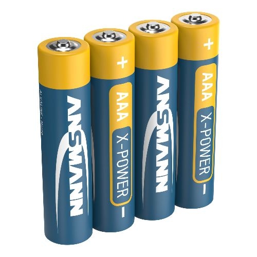 ANSMANN 5015653 X-Power Alkaline-Batterie, Micro (AAA), 4er Pack 01059A