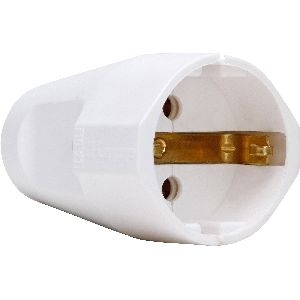 Kopp Kunststoff-Schutzkontakt-Schalenkupplung, für 3x1,5mm², arktisweiß 16731L