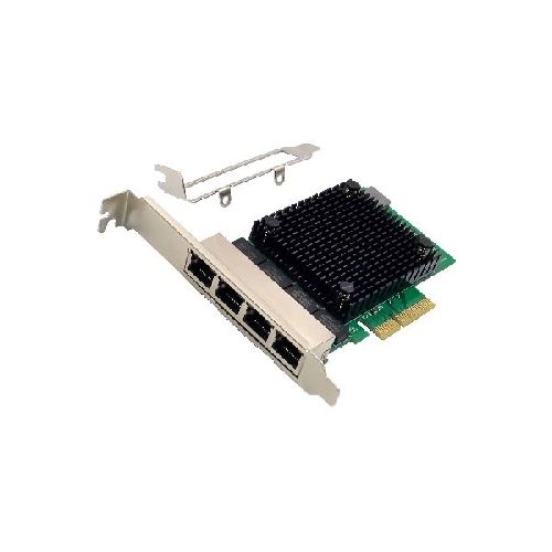 InLine® Quad Netzwerkkarte, PCIe x4, 4-Port RJ45 2,5Gb/s, inkl. low profile 51127A