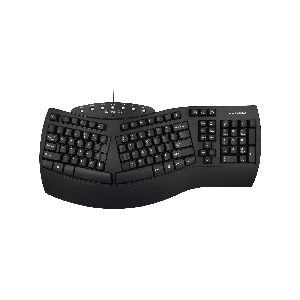 Perixx PERIBOARD-512 DE, Ergonomische USB-Tastatur, schwarz 57205D