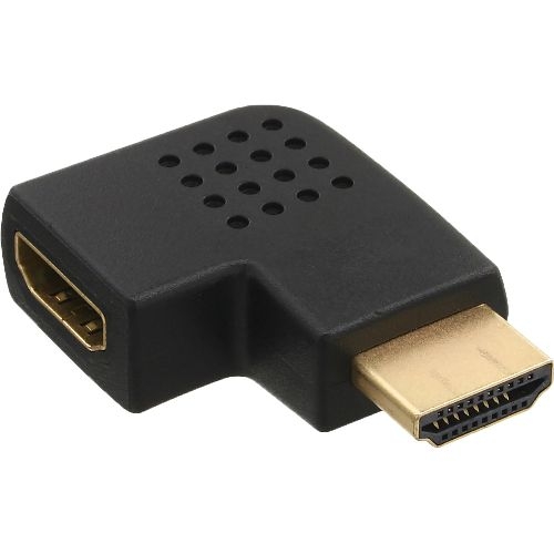 InLine® HDMI Adapter, Stecker / Buchse, seitlich links gewinkelt, 4K2K 17600S