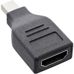 InLine® DisplayPort Konverter, mini DisplayPort Stecker auf HDMI Buchse, FullHD 17196D