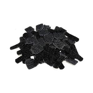 LABEL THE CABLE LTC PRO Wall Straps, Klett-Kabelhalter, 50er-Pack, schwarz 59935F