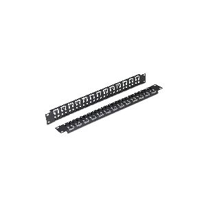 Triton RAB-VP-X59-A1 19&quot; Kabelführungsleiste 1HE, schwarz 01957V