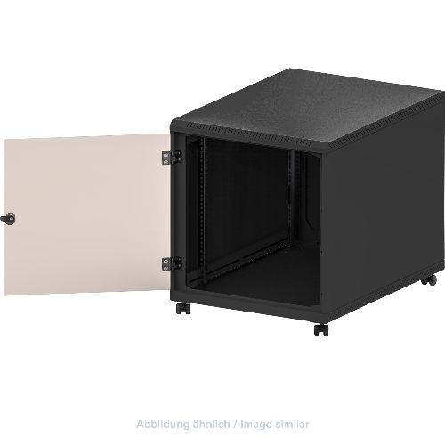 Triton RCA-12-A69-BAX-A1 19" Standschrank 12HE mit Rollen, 600x900mm, schwarz 01912T