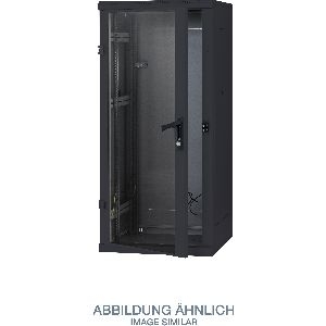 Triton RTA-37-A66-BAX-A1 19" Netzwerkschrank 37HE, 600x600mm, Glastür, schwarz 01837A