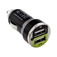 InLine® USB KFZ Ladegerät Stromadapter, 12/24VDC zu 5V DC/2.1A, Mini 31502N