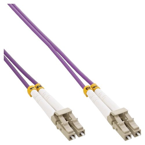 InLine® LWL Duplex Kabel, LC/LC, 50/125µm, OM4, 3m 88543P