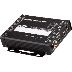 ATEN VE2812PR HDBaseT-Empfänger mit Audio-De-Embedding / Bi-direktional PoH, 4K 60667M