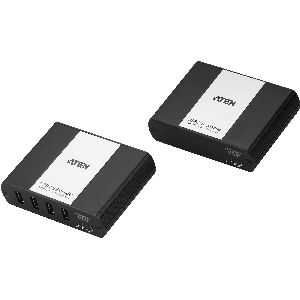 ATEN UEH4102, USB over LAN Verlängerung 4-Port, USB 2.0 Cat.5 Extender bis 100m 33600G