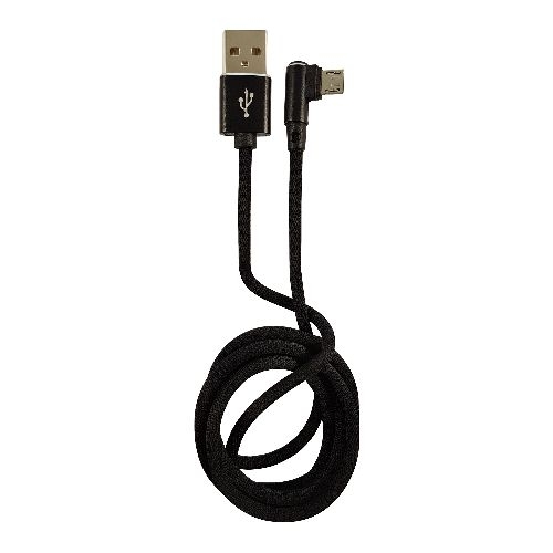LC-Power LC-C-USB-MICRO-1M-2 USB A zu Micro-USB Kabel, schwarz, gewinkelt, 1m 31332B