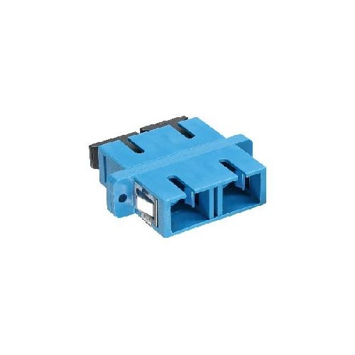 InLine® LWL Kupplung, Duplex SC/SC, singlemode, blau, Keramik-Hülse, zum Einbau 89992S