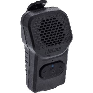 InLine® ClipTone, tragbarer Bluetooth Lautsprecher, Clip, Freisprecheinrichtung 55383