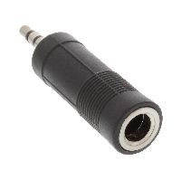InLine® Audio Adapter, 3,5mm Klinke Stecker Stereo an 6,3mm Klinke Buchse Stereo 99303