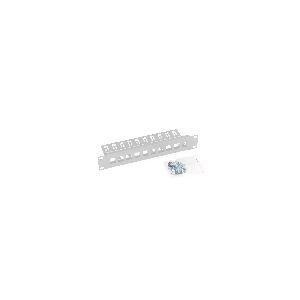 Triton RAC-PP-X03-C1 10&quot; Patchpanel 1HE, Leerblech für max. 10 Keystone, grau 01957M
