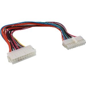 InLine® Strom Verlängerung intern, 20pol Stecker / Buchse, Netzteil zu Mainboard 26640