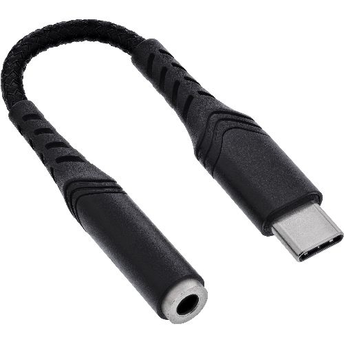 InLine® USB-C Audio Adapter auf 3,5mm Klinke, DAC, 15 cm 33054E