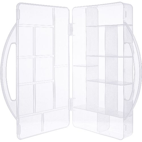 InLine® Kleinteilebox, 11 Fächer, Abmessungen: 271x186x40mm, transparent 43009N