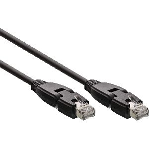InLine® Patchkabel 180°, S/FTP (PiMf), Cat.6A, halogenfrei, 1m 76811X