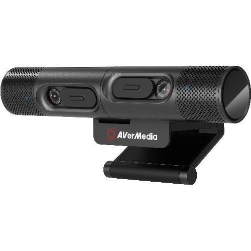 AVerMedia DUALCAM - Dual-Optik Webcam - Webcam für 2 Perspektiven, 2K Qualität 46374