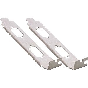 InLine® Slotblech, zur Befestigung von 2x 9pol. Sub D St. oder Bu., 2er Pack 11109A