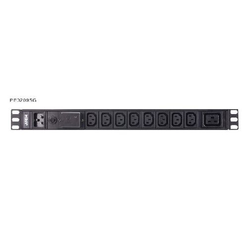 ATEN PE0209SG Basic PDU 19 1HE, 16A, 9x C13, 1x C19 66652Y