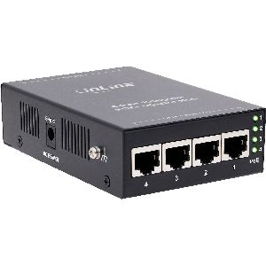 InLine® PoE+ 10Gigabit Injektor Hub 4 Port (4x PoE+), 10Gb/s, Metall, lüfterlos 32304H