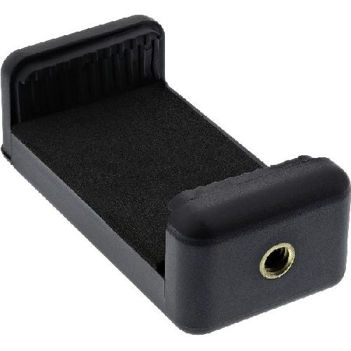 InLine® Universalklemme, Smartphone Halterung, 55-85mm, 2x 1/4-Zoll-Gewinde 48090H