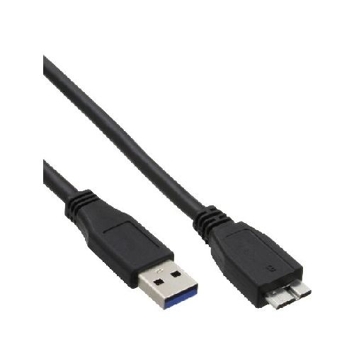 InLine® USB 3.2 Gen.1 Kabel, A an Micro B, schwarz, 0,5m 35405