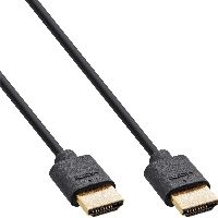 InLine® Slim Ultra High Speed HDMI Kabel, 8K4K, Stecker / Stecker, 0,3m 17933S